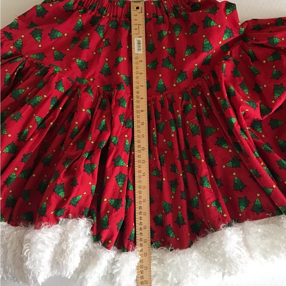 Handmade Vintage Full Circle Skirt Dance Christma… - image 4